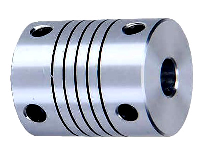 Fielect Shaft Coupling 8mm to 9mm Bore L30xD25 Flexible Coupler Motor Connector Joint Aluminum Alloy Silver 