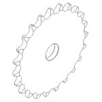 06B 3/8" platewheel chain sprocket