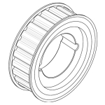 H Taper Lock Timing Pulley