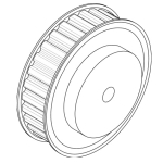 H100 timing pulley