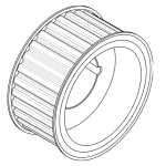 H200 Taper Lock Timing Pulley