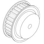 HTD 5M-09 Timing Pulley
