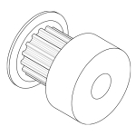 MXL025 Metric Pilot Bore Pulleys