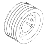 SPC Taper Lock 5 Groove V Belt Pulley