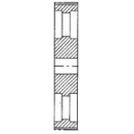 HTD Pulley 112-14M-115, With Pilot Bore