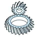 Steel Spiral Bevel Gear Mod 1.5 16T/32T