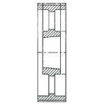 HTD Pulley 168-8M-85 For 3525 T/L Bush