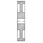 HTD Pulley 112-8M-30 For 2517 T/L Bush