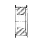 Pulley 21H150/5F For 1210 T/L Bush