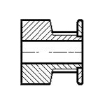 Plastic 15MXL025 Type A 4mm Bore