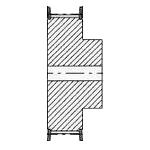 Aluminium Pulley 10T XL037