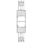 SPA400/1 V Pulley For 2012 T/L Bush