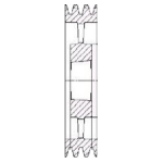 SPA355/6 V Pulley For 3535 T/L Bush