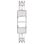 SPB400/2 V Pulley For 3020 T/L Bush