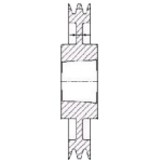 SPB190/1 V Pulley For 2012 T/L Bush