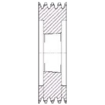 SPC250/10 V Pulley For 4040 T/L Bush