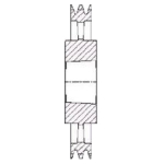 SPC450/3 V Pulley For 3535 T/L Bush