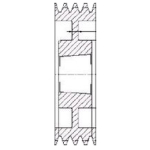 SPC475/8 V Pulley For 5050 T/L Bush