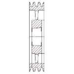 Spz315/5 V Pulley For 2517 T/L Bush
