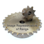 08B Steel Chain Sprocket 1/2" - 16T