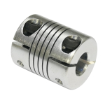Flexible clamp shaft couplings