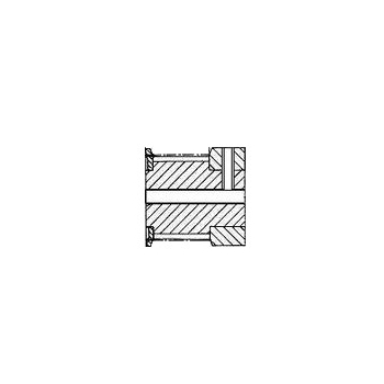 Aluminium Pulley 22T MXL025FB, With Setscrew