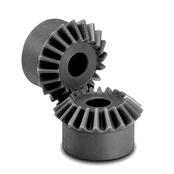 Black Glass Filled Nylon Mitre Gears, Mod 1.5 1:1 20T/20T