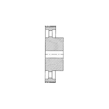 HTD Pulley 168-8M-20, With Pilot Bore