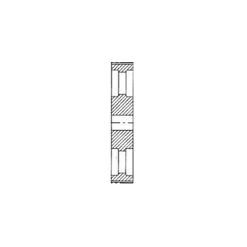 HTD Pulley 90-8M-85, With Pilot Bore