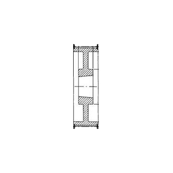 Pulley 44H300/4Wf For 2517 T/L Bush