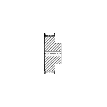 Pulley 44L050F, With Pilot Bore