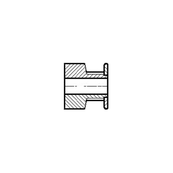 Plastic 15MXL025 Type A 4mm Bore