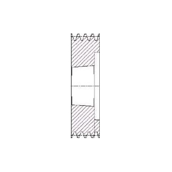 SPA100/3 V Pulley For 1610 T/L Bush