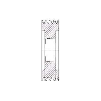 SPA160/6 V Pulley For 2517 T/L Bush