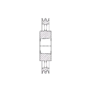SPA800/6 V Pulley For 4040 T/L Bush
