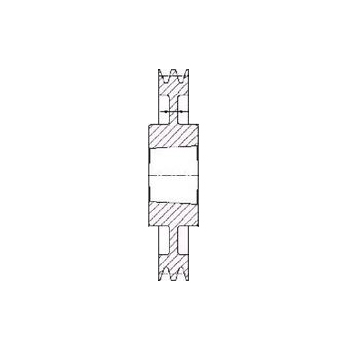 SPA180/1 V Pulley For 1610 T/L Bush