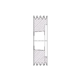 SPB118/2 V Pulley For 1610 T/L Bush