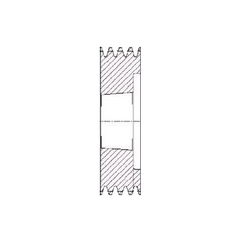 SPB160/3 V Pulley For 2517 T/L Bush