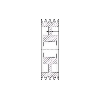 SPC400/10 V Pulley For 5050 T/L Bush