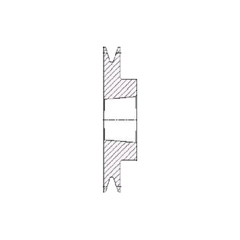 Spz160/2 V Pulley For 2012 T/L Bush
