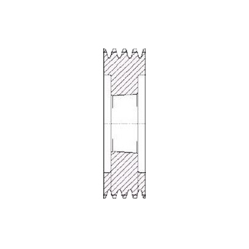 Spz200/5 V Pulley For 2517 T/L Bush