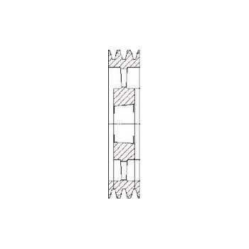 Spz500/4 V Pulley For 3020 T/L Bush