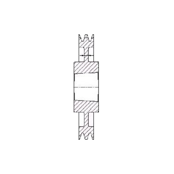 Spz180/1 V Pulley For 1610 T/L Bush