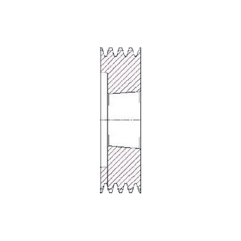 Spz118/2 V Pulley For 1610 T/L Bush