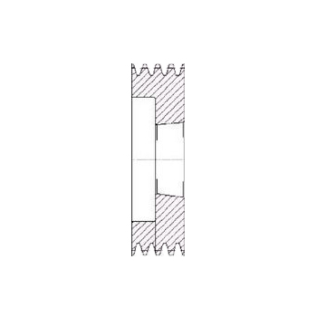 Spz56/2 V Pulley For 1008 T/L Bush