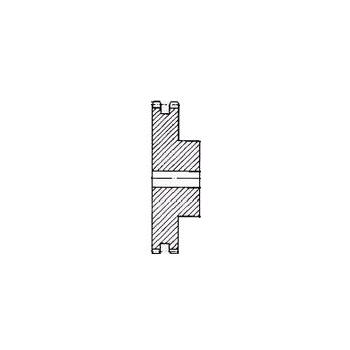 Asa60-2 13T Steel Sprocket