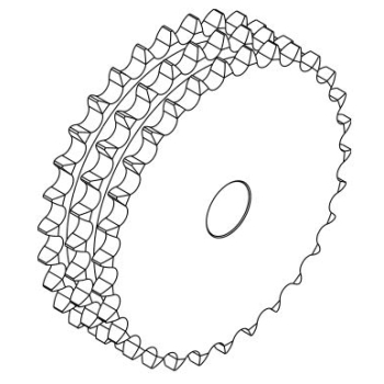 16B-3 25T Steel Platewheel