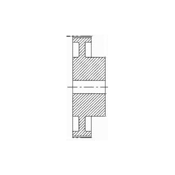 Aluminium Pulley 72T XL037