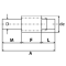 Steel Worm Gear Mod 0.5, Shaft, 1 Start