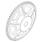 06B-1 95T Cast Iron Sprocket